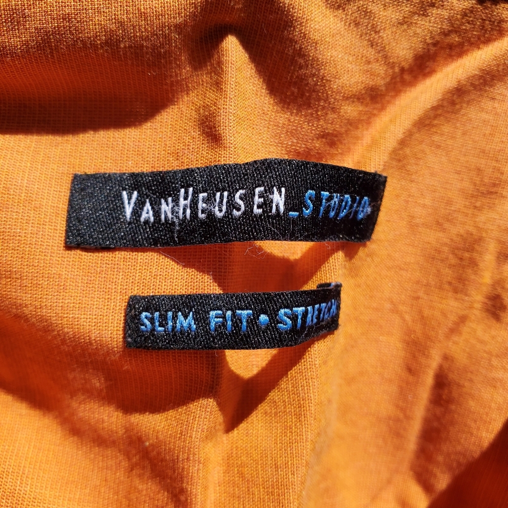 Van Heusen Burnt Orange Dress Shirt